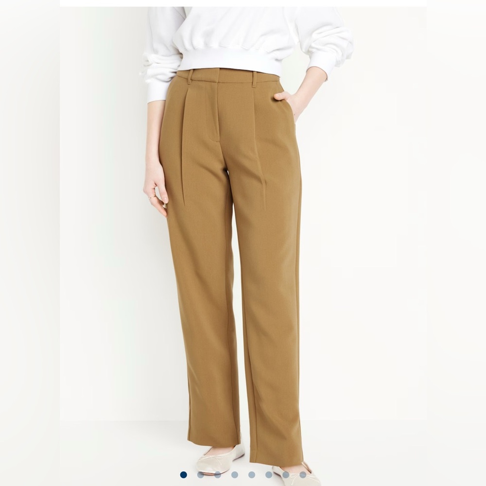 Old Navy High Waisted Tan Women's Trousers - XL